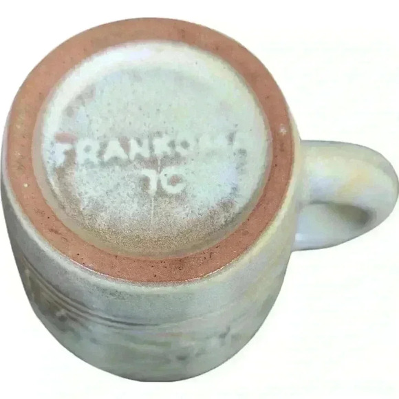 Frankoma Vintage Pottery Coffee Mug, 7C Mayan Aztec, Desert Sand - Picture 3 of 4
